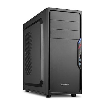Sharkoon vs4-v midi tower behuizing (zwart | 2x usb-a)