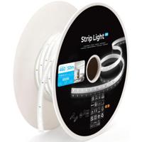 LED Strip 50m - Waterdicht IP65 - Koud Wit 6500K - 230V - thumbnail