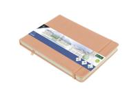Kangaro Schetsboek - Landscape Oud Roze - Hardcover - 80 vellen - 140g - Roomwit Papier met Elastiek en Lint - thumbnail
