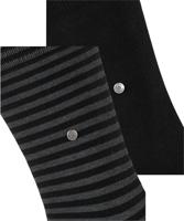 Burlington 2-paar Everyday heren sokken - Stripe - Biologisch katoenen sokken met streep print - thumbnail