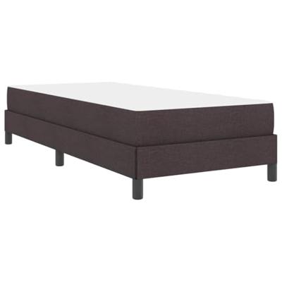 Boxspring bed Anders Donkerbruin 90 x 190 cm Stof