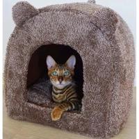 40 Winks kattenmand iglo teddy bruin - thumbnail