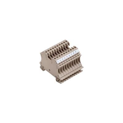 Weidmüller 1020800000 Doorgangsserieklem Schroeven Donkerbeige 10 stuk(s)