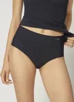 Dames Zero Feel Maxi slip - Naadloze dames taille slip - Hoge onderbroek met katoenen kruisje - thumbnail