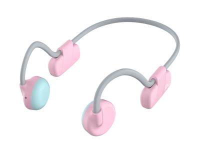 myFirst Headphones BC Wireless Lite Hoofdtelefoon, voor jongens en meisjes, kinderen, met botgeleidingstechnologie, geschikt voor online onderwijs, muziekspeler, luisterboeken (suikerkust)