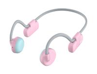 myFirst Headphones BC Wireless Lite Hoofdtelefoon, voor jongens en meisjes, kinderen, met botgeleidingstechnologie, geschikt voor online onderwijs, muziekspeler, luisterboeken (suikerkust) - thumbnail