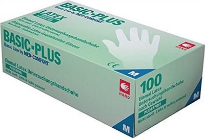 Ampri Wegwerphandschoen | maat L lichtbeige | latex | EN 455 PSA-categorie I | 100 stuks - 01039-L - 01039-L Ampri Wegwerphandschoen | maat L lichtbeige | latex | EN 455 PSA-categorie I | 100 stuks - 01039-L - 01039-L