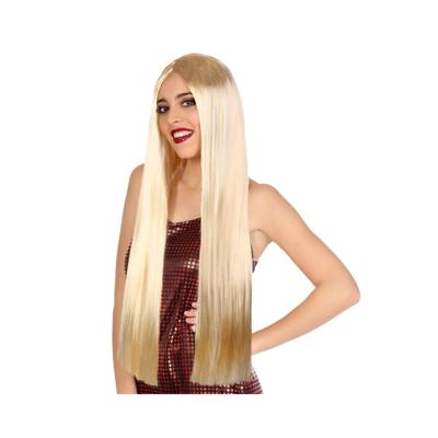 Pruik Blond 80 cm