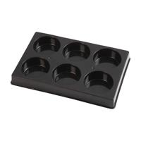 Creativ Company Waterverf palet, d 44 mm, afm 11x16 cm, zwart, 1 stuk - thumbnail