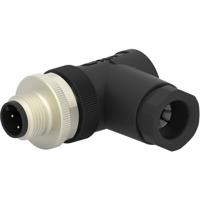 TE Connectivity T4113002041-000 Sensor/actuator connector, niet geassembleerd M12 Aantal polen (sensoren): 4 Stekker, haaks 1 stuk(s) - thumbnail