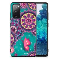 Samsung Galaxy S20 FE Leuk Telefoonhoesje Cirkels en Vlinders - thumbnail