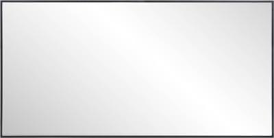 Ben Oblon spiegel met LED verlichting en anti-condens 180x80 cm Mat Zwart