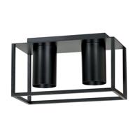 Emibig Plafondlamp Tiper 2 lichts zwart - thumbnail