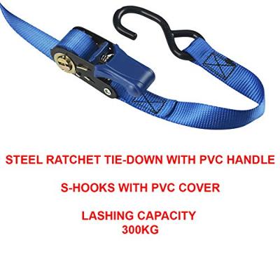 Masterlock 4 Spanbanden met S-haak, 0,5m, blauw - 4367EURDAT 4367EURDAT
