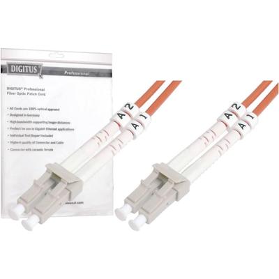 Digitus DK-2533-02/3 Glasvezel Optische vezel Aansluitkabel 2.00 m Turquoise [1x LC-stekker - 1x LC-stekker] 50/125 µ Multimode OM3