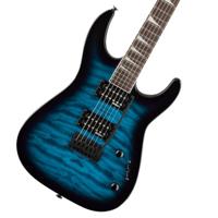 Jackson JS Series Dinky JS20 DKQ 2PT Transparent Blue Burst elektrische gitaar - thumbnail