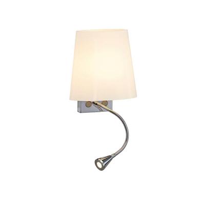 SLV Coupa FlexLed 149452 Wandlamp G9 43 W Halogeen Zilver-grijs, Wit SLV Coupa FlexLed 149452 Wandlamp G9 43 W Halogeen Zilver-grijs, Wit