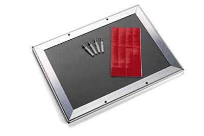 Durable Klapframe Voor papierformaat: 1 x DIN A4 Buiten, Tegen regen beschermde buitenruimte 479623 Aluminium Zilver 1 stuk(s) - thumbnail