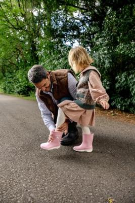 Kinderlaars mini pvc roze 20