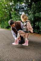 Kinderlaars mini pvc roze 21 - thumbnail