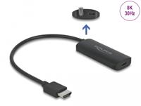 DeLOCK 64212 video kabel adapter 0,18 m HDMI Type A (Standaard) USB Type-C + Micro-USB Zwart - thumbnail