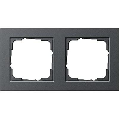 GIRA 0212 23 Frame 2-voudig E2, Standaard 55 Antraciet 1 stuk(s)