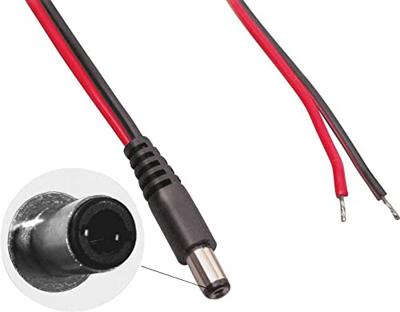 BKL Electronic Laagspannings-aansluitkabel Laagspanningsstekker - Open kabeleinde 5.50 mm 2.10 mm 2.00 m 1 stuk(s)