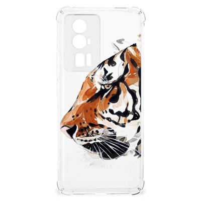 Back Cover Xiaomi Poco F5 Pro Watercolor Tiger Back Cover Xiaomi Poco F5 Pro Watercolor Tiger