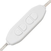 VidaXL Wandspiegel met led's ovaal 30x70 cm glas - thumbnail