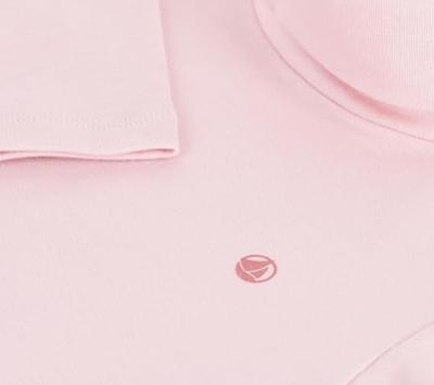 Gemengde kinder souspull van effen katoen PETIT BATEAU rozen