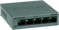 Netgear GS305-100PAS Unmanaged L2 Gigabit Ethernet (10/100/1000) zwarte netwerkschakelaar - netwerkschakelaar (onbeheerd, L2, Gigabit Ethernet (10/100/1000), wandmontage) - thumbnail