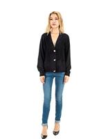 Only Onlella Piumo Ls Cardigan Nca Knt 15259564 Vest Black - thumbnail
