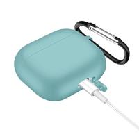 Lunso - Softcase cover hoes - AirPods 3 - Lichtgroen - thumbnail