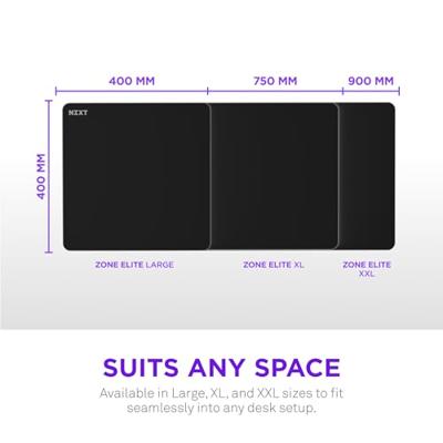 NZXT Zone Elite Mousepad L - 400x400mm - Black NZXT Zone Elite Mousepad L - 400x400mm - Black