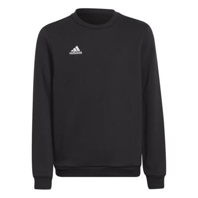 adidas Entrada 22 Crew Sweater Kids Zwart Wit adidas Entrada 22 Crew Sweater Kids Zwart Wit