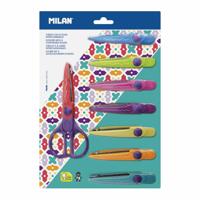 Schaar Milan 9 Onderdelen Multicolour Plastic - thumbnail