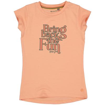 Quapi Meisjes t-shirt - Beatrix - Zalm