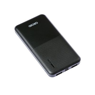 Grixx GROEXTBP10B01 powerbank Zwart Lithium-Polymeer (LiPo) 10000 mAh