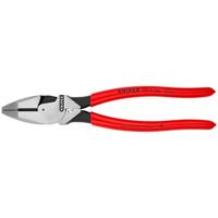 Knipex Kracht-kombitang "Lineman's Pliers" Amerikaans model | Anti-slip kunststof bekleed | Lengte 240 mm | Zelfbedieningskaart/blister - 09 11 240 SB - thumbnail