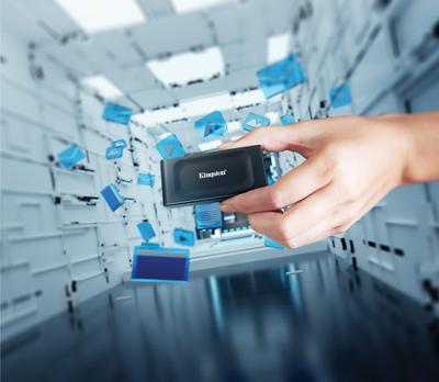 SSD - KINGSTON - XS1000 - 2 TB - USB 3.2 Gen 2 - Draagbare externe - USB-C - thumbnail