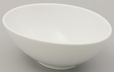 THOMAS - Loft White - Schaal ovaal diep 17cm