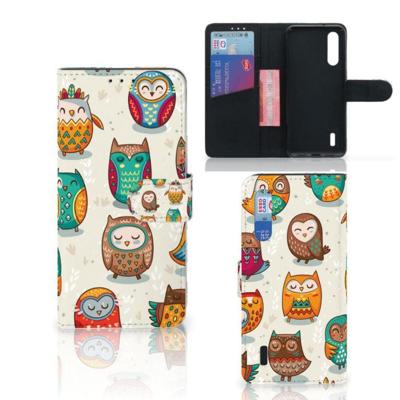 Xiaomi Mi 9 Lite | Telefoonhoesje | Met pasjeshouder | Vrolijke Uilen Xiaomi Mi 9 Lite | Telefoonhoesje | Met pasjeshouder | Vrolijke Uilen