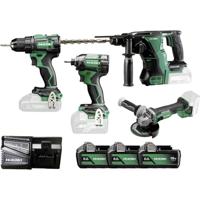 Hikoki KC18DEWHZ Voordeel Pack - 18 V / in tas. Inclusief 3x 5.0Ah accu&apos;s BSL1850MA - thumbnail