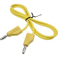 VOLTCRAFT MSB-300 Meetsnoer Banaanstekker 4 mm Banaanstekker 4 mm 0.50 m Geel 1 stuk(s) - thumbnail