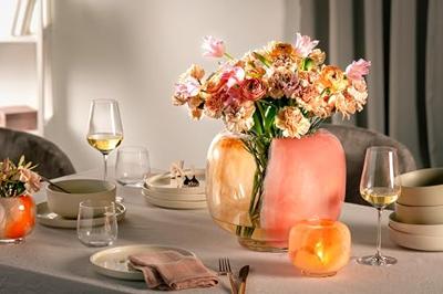 Leonardo Cipria Vaas 26 cm apricot/salm Leonardo Cipria Vaas 26 cm apricot/salm