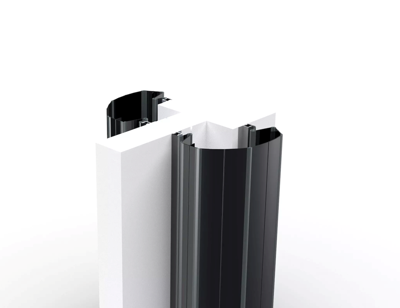 Ellen Vingerbeschermingsprofiel FINPROTECT+ 90-120 ZWART 250 - 805504250