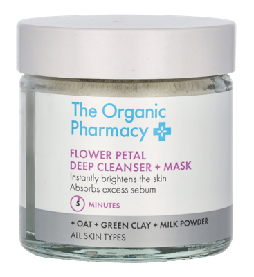 The Organic Pharmacy Flower Petal Deep Cleanser & Mask 40 g Masker