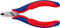 Knipex Elektronica-voorsnijtang met meer-componentengrepen 115 mm - 6452115 - thumbnail