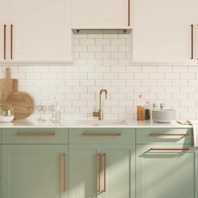 Handvatten 5 st 320 mm roestvrij staal bronskleurig Handvatten 5 st 320 mm roestvrij staal bronskleurig