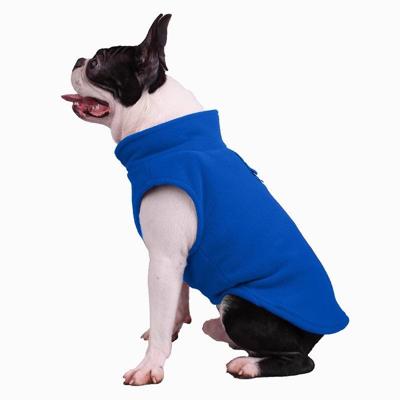 Winter Polar Flanel Pet Clothes Franse Bulldog jas mopshond kostuums jas voor honden voor puppy honden grootte: XL (donkerblauw) Winter Polar Flanel Pet Clothes Franse Bulldog jas mopshond kostuums jas voor honden voor puppy honden grootte: XL (donkerblauw)